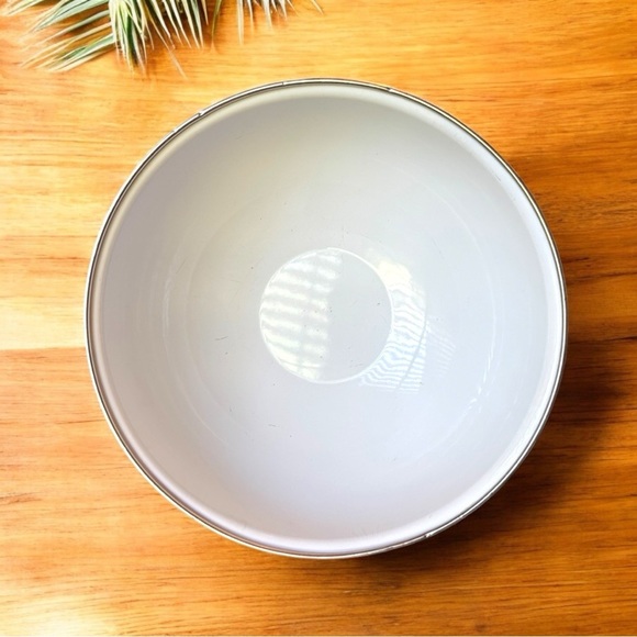 VINTAGE Royal Albert Old Country Roses Enamel Mixing Bowl 1962 Large Floral Bowl - Picture 2 of 12